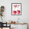Stupell Industries Cherries with Chic Pink Bow Black Framed Floater Canvas Wall Art, design by Creative Studio